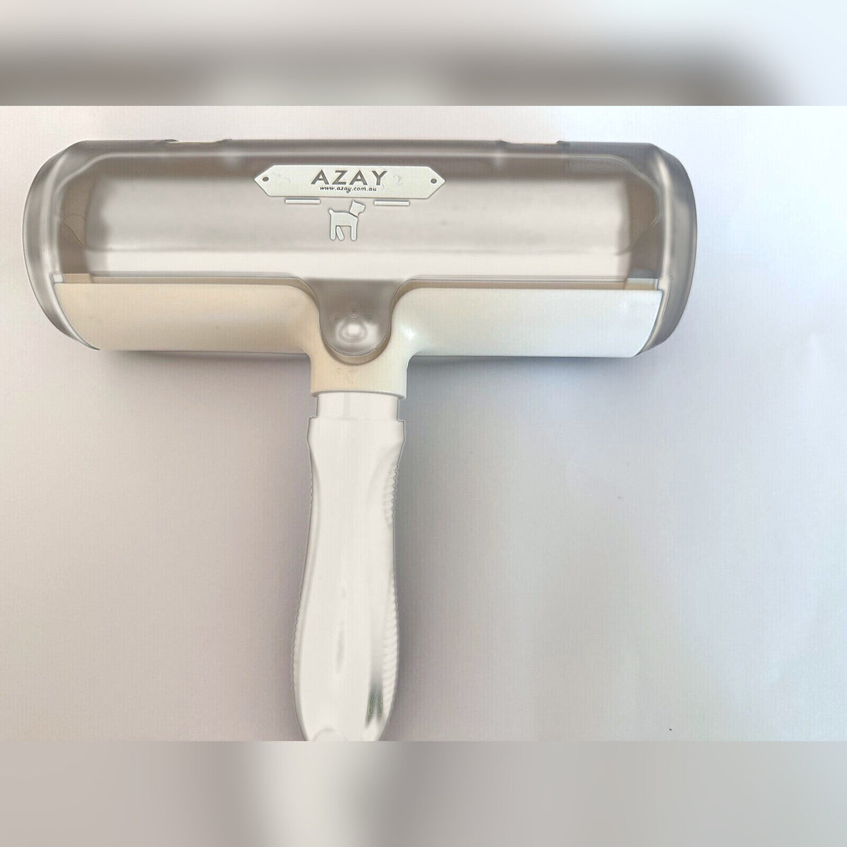 AZAY reusable pet hair remover roller in Cream White