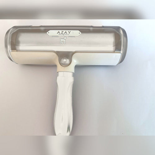 AZAY reusable pet hair remover roller in Cream White