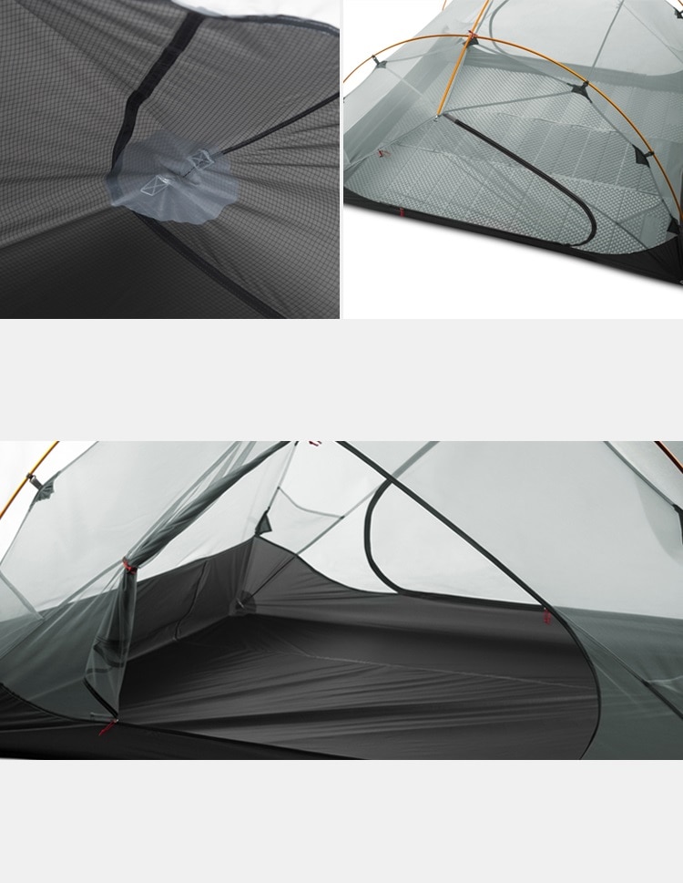 15D Camping Waterproof Tent for Three People
