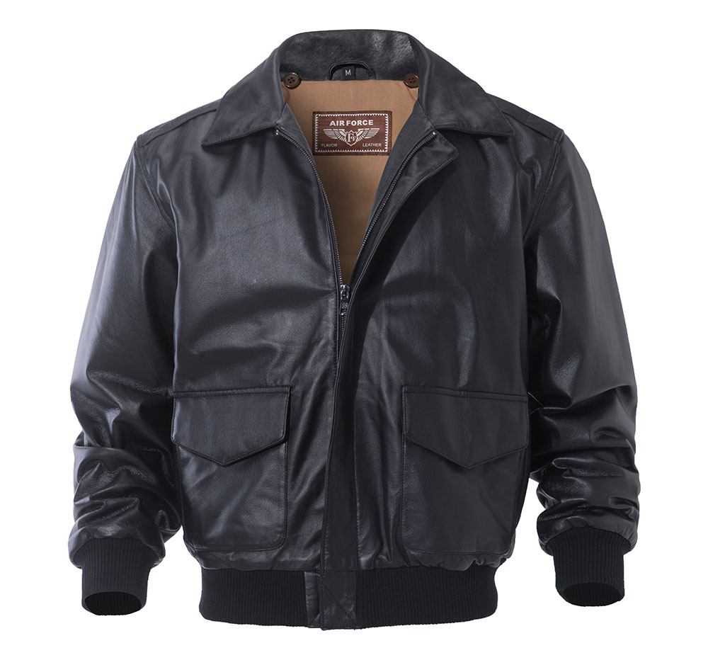 Classic Aviator Leather Jacket