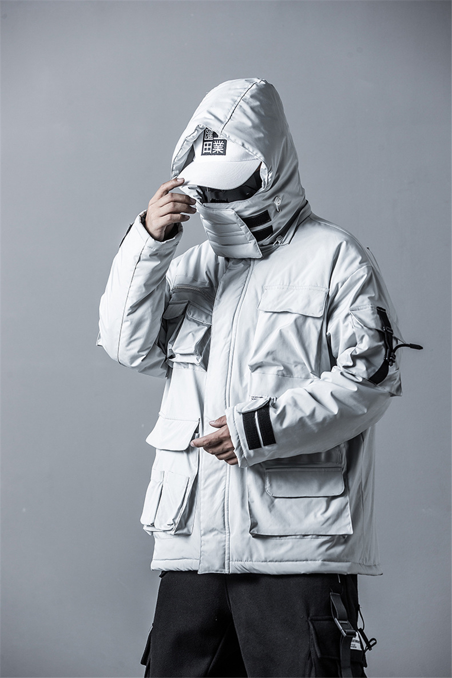 Men's Urban Style Hooded Winter Jacket