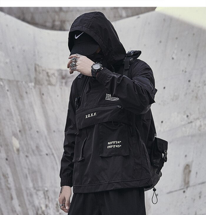 Men's Urban Style Hooded Jacket