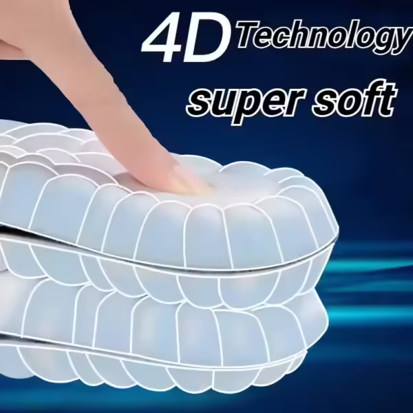 4D Latex Sport Insoles – High Elastic Orthopedic Pads