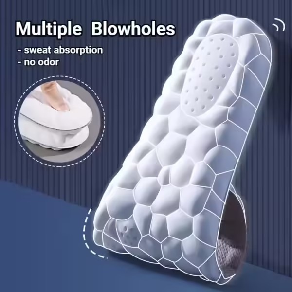 4D Latex Sport Insoles – High Elastic Orthopedic Pads