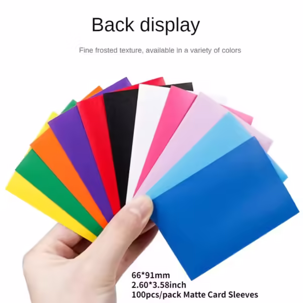 Card Sleeves – 66x91mm Matte for TCG & Board Games